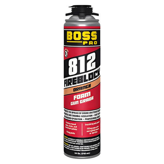 Boss 812 - Fireblock Gun Foam - 24oz - (Box of 12)